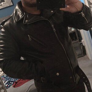 Schott 519 motorcycle leather jacket